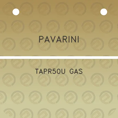 pavarini-tapr50u-gas