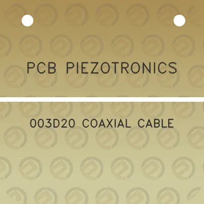 pcb-piezotronics-003d20-coaxial-cable