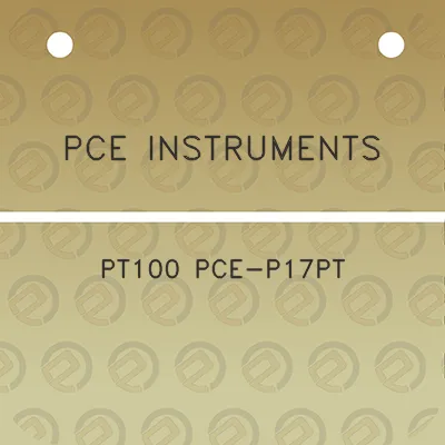 pce-instruments-pt100-pce-p17pt