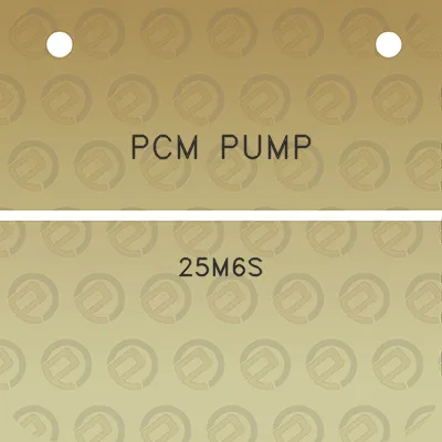 pcm-pump-25m6s