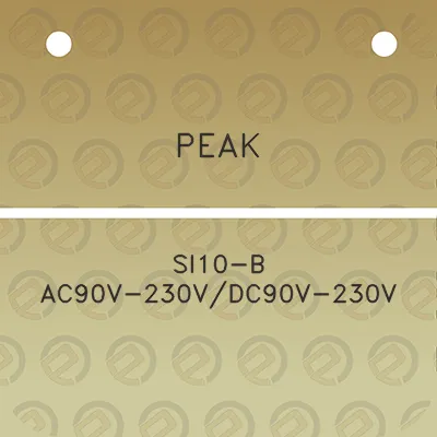 peak-si10-b-ac90v-230vdc90v-230v