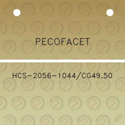 pecofacet-hcs-2056-1044cg4950