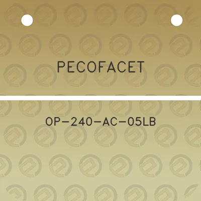 pecofacet-op-240-ac-05lb