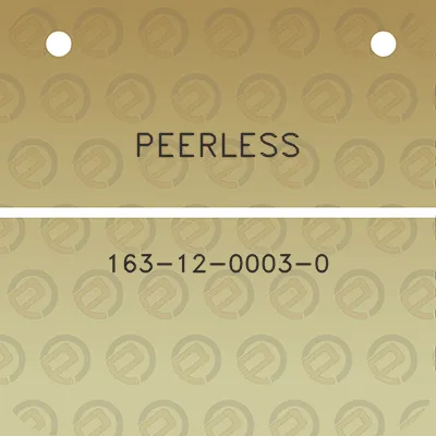 peerless-163-12-0003-0