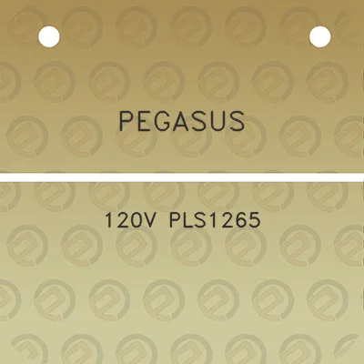 pegasus-120v-pls1265