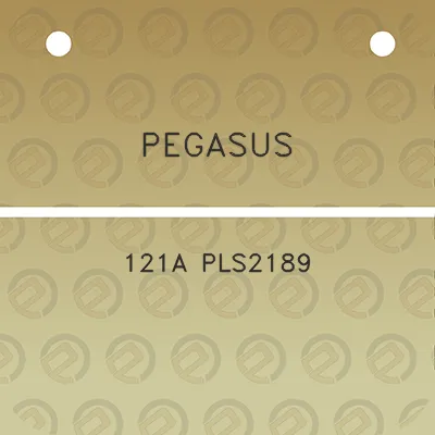 pegasus-121a-pls2189