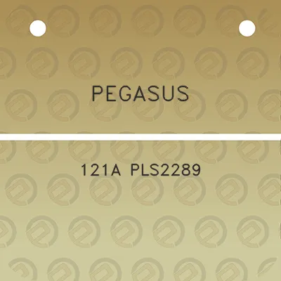 pegasus-121a-pls2289