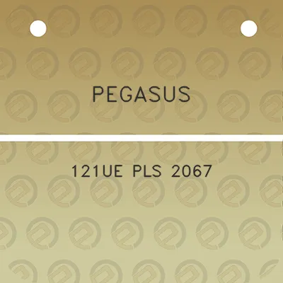 pegasus-121ue-pls-2067