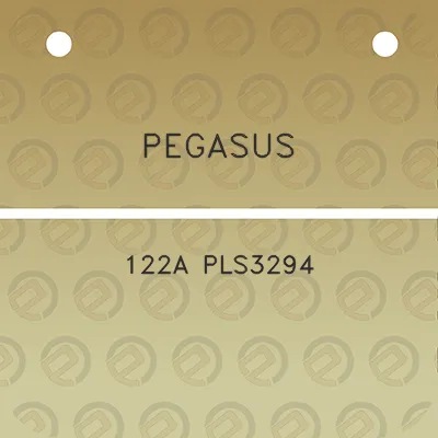 pegasus-122a-pls3294