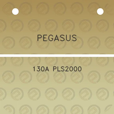 pegasus-130a-pls2000