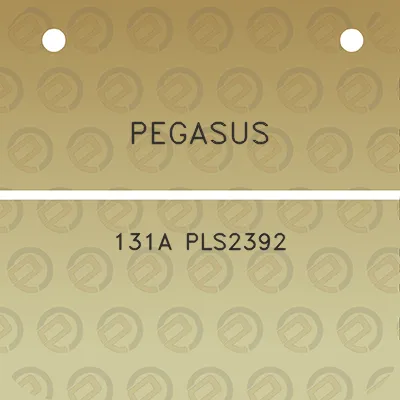 pegasus-131a-pls2392