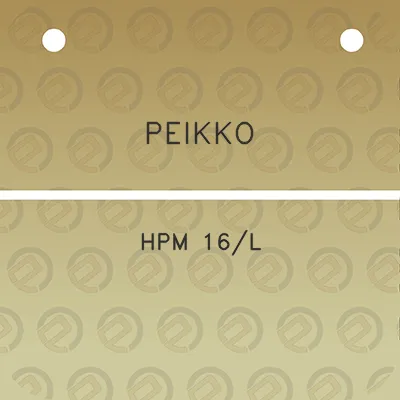 peikko-hpm-16l