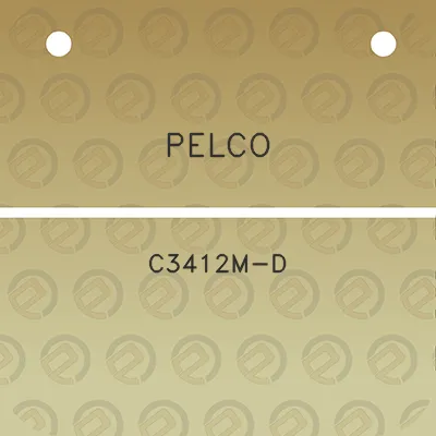 pelco-c3412m-d