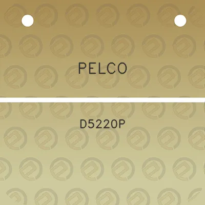 pelco-d5220p