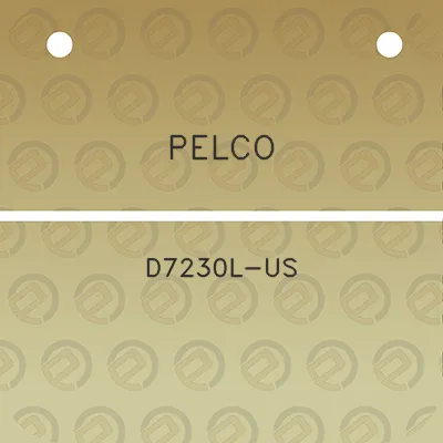 pelco-d7230l-us