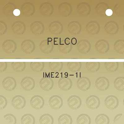 pelco-ime219-1i