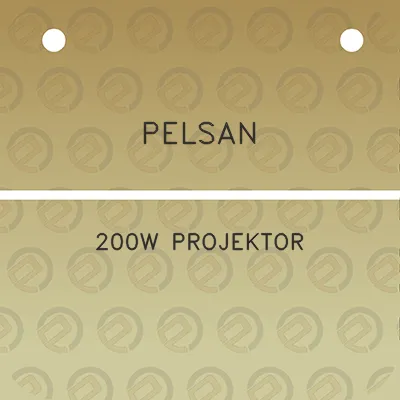 pelsan-200w-projektor