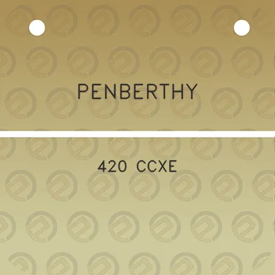 penberthy-420-ccxe