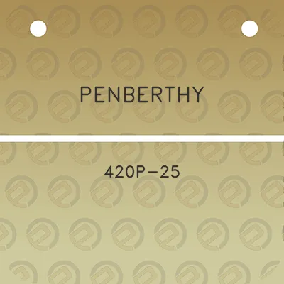 penberthy-420p-25