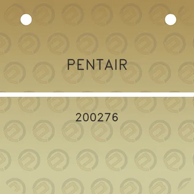 pentair-200276