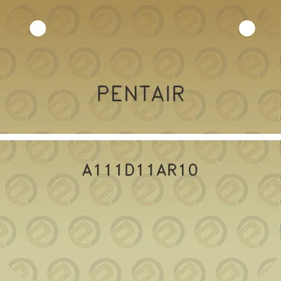 pentair-a111d11ar10