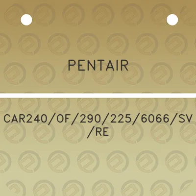 pentair-car240of2902256066svre