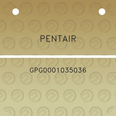 pentair-gpg0001035036