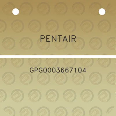 pentair-gpg0003667104