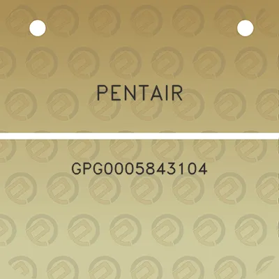 pentair-gpg0005843104