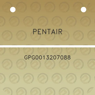 pentair-gpg0013207088