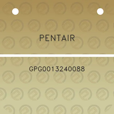 pentair-gpg0013240088