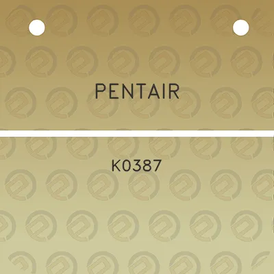 pentair-k0387