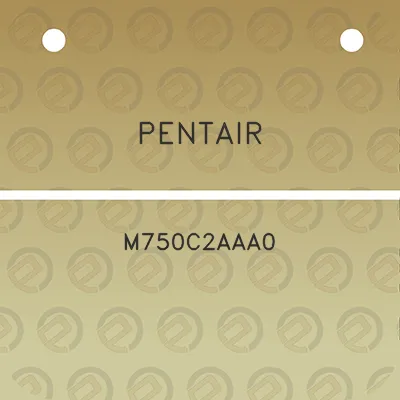 pentair-m750c2aaa0