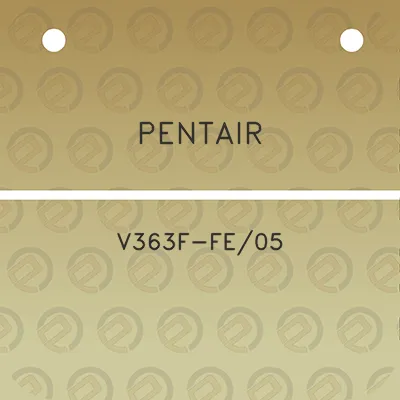 pentair-v363f-fe05