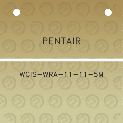 pentair-wcis-wra-11-11-5m