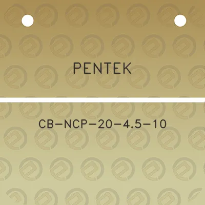 pentek-cb-ncp-20-45-10