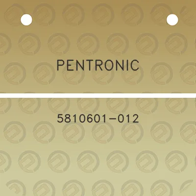 pentronic-5810601-012