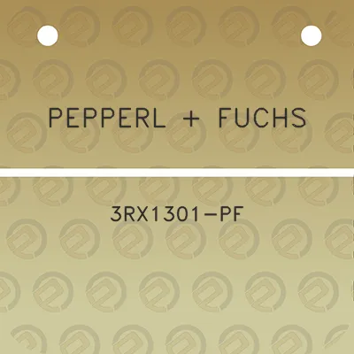 pepperl-fuchs-3rx1301-pf