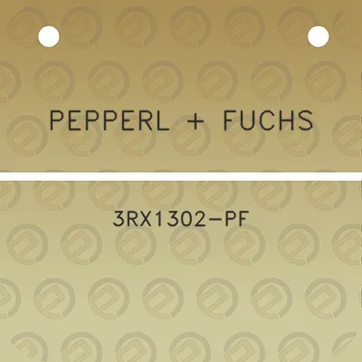 pepperl-fuchs-3rx1302-pf