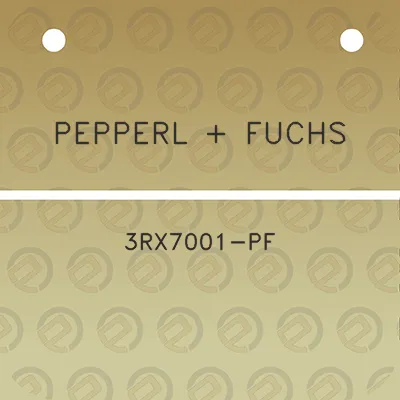 pepperl-fuchs-3rx7001-pf