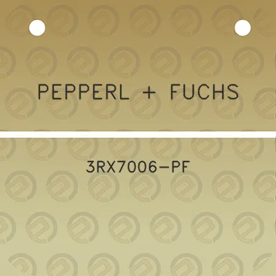 pepperl-fuchs-3rx7006-pf