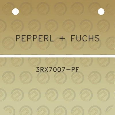 pepperl-fuchs-3rx7007-pf