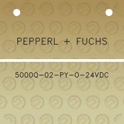 pepperl-fuchs-5000q-02-py-o-24vdc