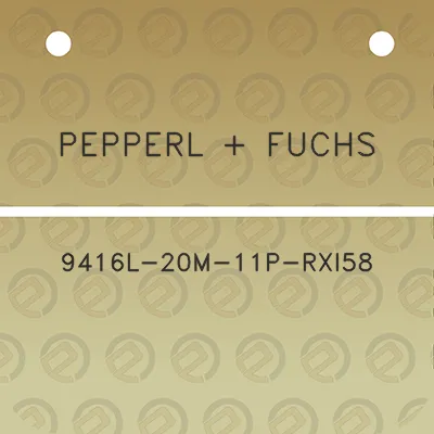 pepperl-fuchs-9416l-20m-11p-rxi58