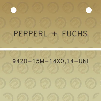 pepperl-fuchs-9420-15m-14x014-uni
