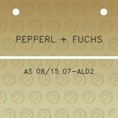 pepperl-fuchs-as-0815-07-ald2
