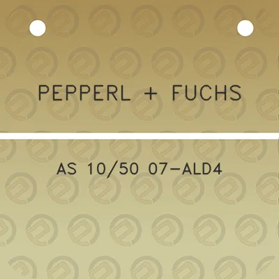 pepperl-fuchs-as-1050-07-ald4