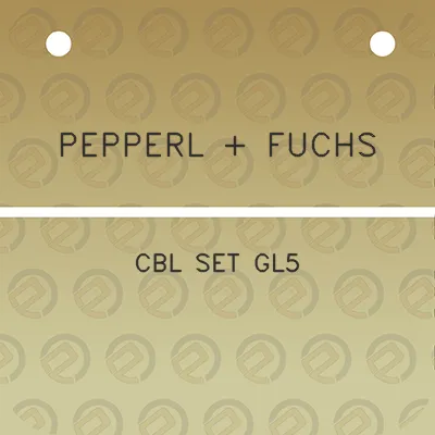 pepperl-fuchs-cbl-set-gl5