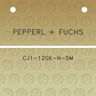 pepperl-fuchs-cj1-12gk-n-5m