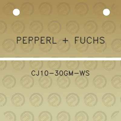 pepperl-fuchs-cj10-30gm-ws